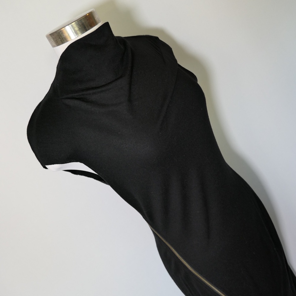 Helmut Lang Black and Grey Dress